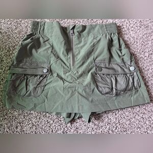 Forever 21 Olive Cargo Skort